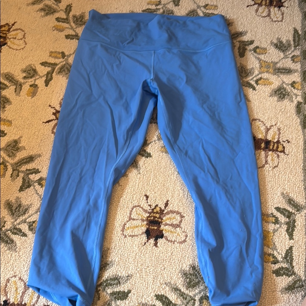 Women Lulu Blue Leggings